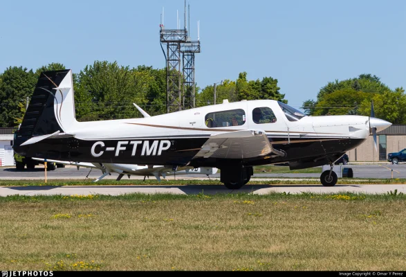 Aircraft photo for squawk 7700 alert, CFTMP over Ottawa, Ontario, Canada