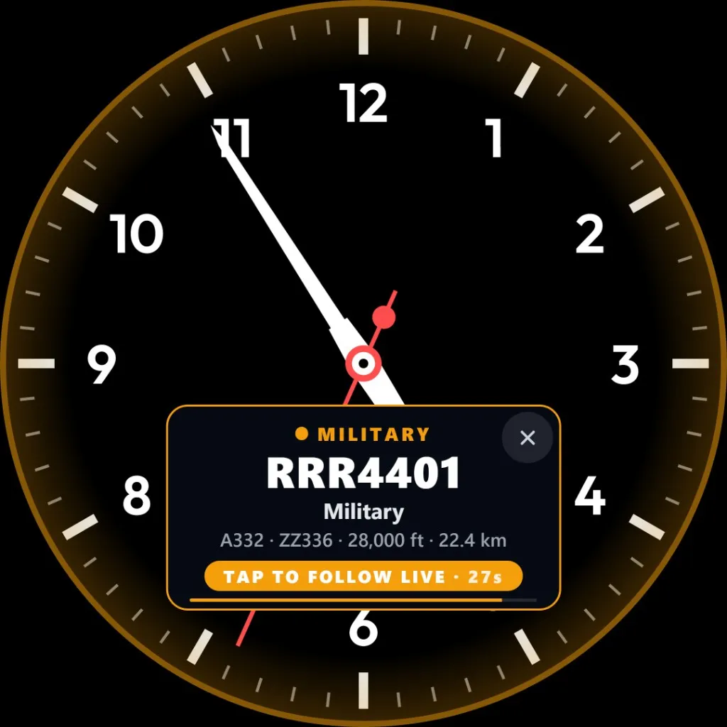 FlightAbove Altitude military aircraft alert for RRR4401, an A332 registered ZZ336