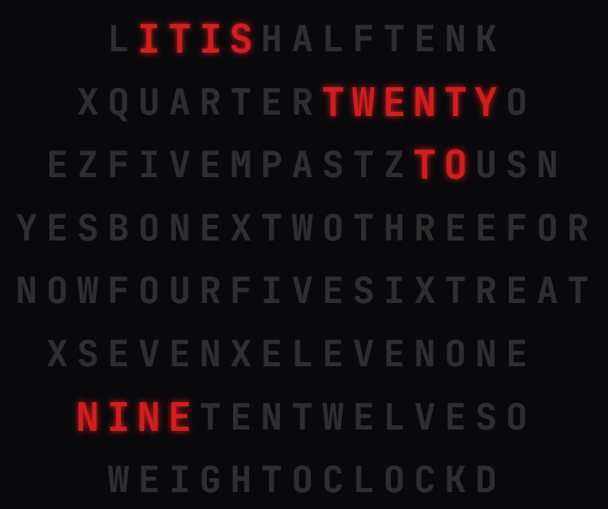 Word time
